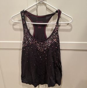 Sequin Athletic Tank Top